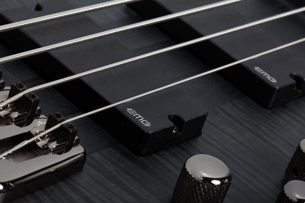 Schecter Stiletto Studio-4 See Thru Black Satin