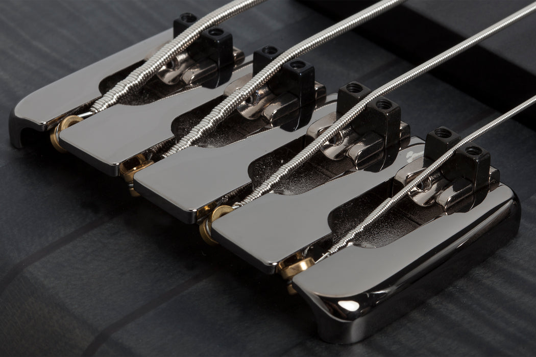 Schecter Stiletto Studio-4 See Thru Black Satin