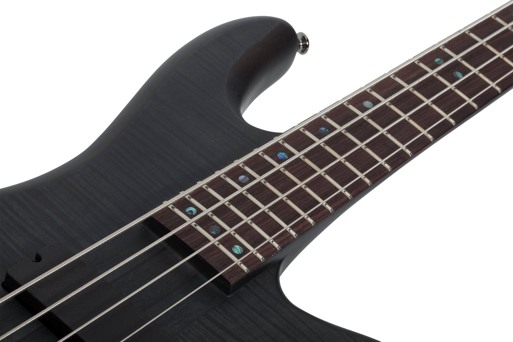 Schecter Stiletto Studio-4 See Thru Black Satin