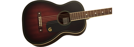 Gretsch Jim Dandy Parlor, Walnut Fingerboard, Black Pickguard, Deep Cherry Burst