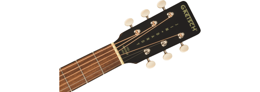 Gretsch Deltoluxe Parlor, Walnut Fingerboard, Tortoiseshell Pickguard, Black Top