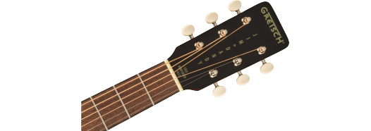 Gretsch Deltoluxe Dreadnought, Walnut Fingerboard, Tortoiseshell Pickguard, Black Top