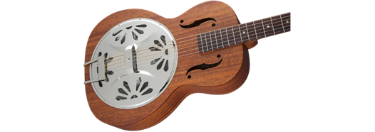 Gretsch G9200 Boxcar Round-Neck, Mahogany Body Resonator Guitar, Natural