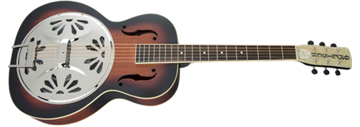 Gretsch G9220 Bobtail Round-Neck A.E., Mahogany Body Spider Cone Resonator Guitar, Fishman Nashville Resonator Pickup, 2-Color Sunburst