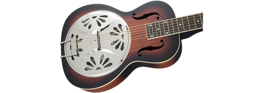 Gretsch G9230 Bobtail Square-Neck A.E., Mahogany Body Spider Cone Resonator Guitar, Fishman Nashville Resonator Pickup, 2-Color Sunburst