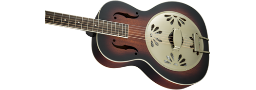 Gretsch G9241 Alligator Biscuit Round-Neck Resonator Guitar w/ Fishman Nashville Pickup, 2-Color Sunburst