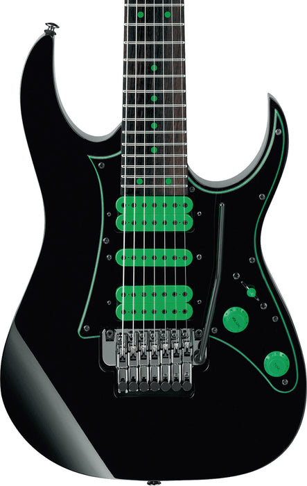 Ibanez UV70PBK - Steve Vai Signature 7-String Electric Guitar w/Bag - Black