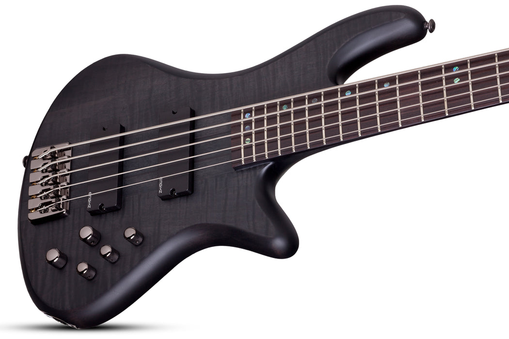 Schecter Stiletto Studio-5 See Thru Black Satin