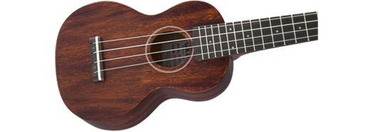 Gretsch G9100 Soprano Standard Ukulele w/ Gig Bag, Ovangkol Fingerboard, Vintage Mahogany Stain