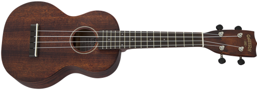 Gretsch G9110 Concert Standard Ukulele w/ Gig Bag, Ovangkol Fingerboard, Vintage Mahogany Stain