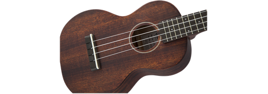 Gretsch G9110 Concert Standard Ukulele w/ Gig Bag, Ovangkol Fingerboard, Vintage Mahogany Stain