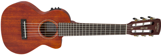 Gretsch G9126 A.C.E. Guitar-Ukulele, Acoustic-Cutaway-Electric w/ Gig Bag, Ovangkol Fingerboard, Fishman Kula Pickup, Honey Mahogany Stain