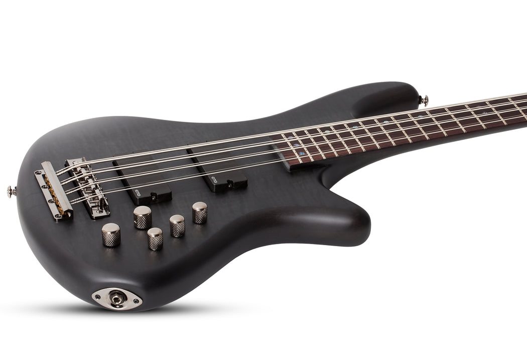 Schecter Stiletto Studio-8 See Thru Black Satin
