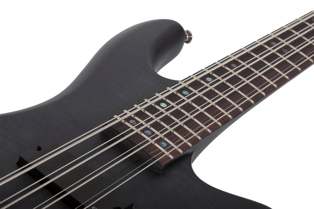 Schecter Stiletto Studio-8 See Thru Black Satin