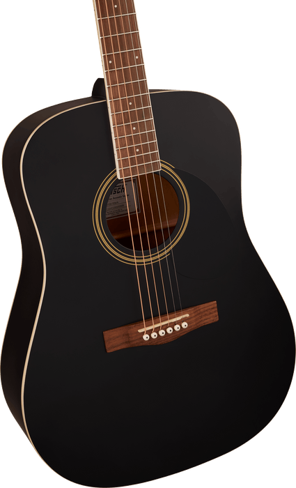 Grestch Prelude D100 Dreadnought Acoustic Guitar, Black