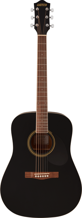 Grestch Prelude D100 Dreadnought Acoustic Guitar, Black