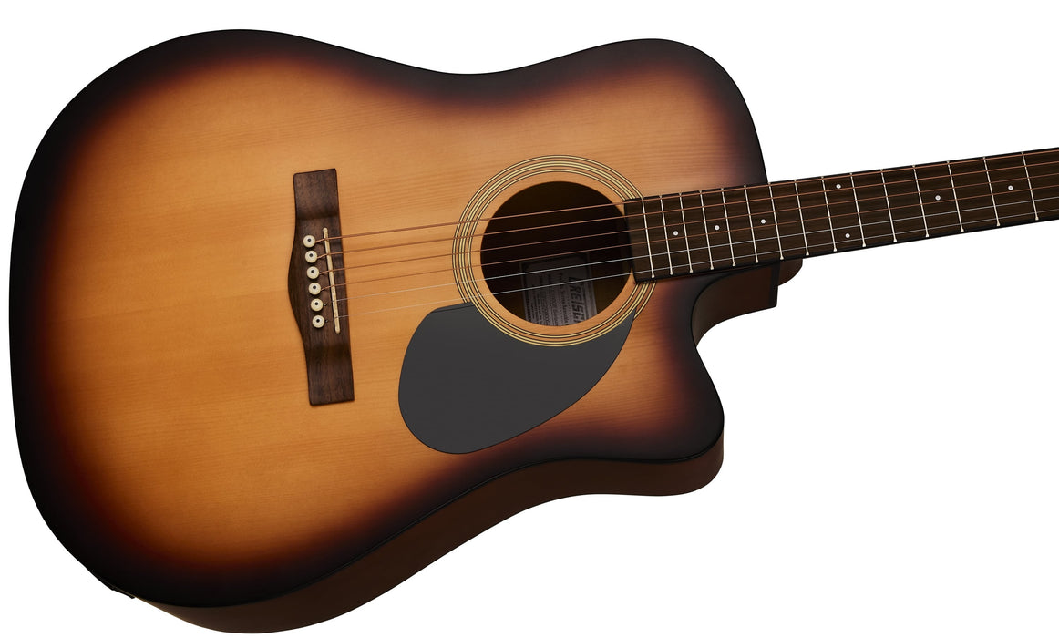 Grestch Prelude D100CE Dreadnought Cutaway Acoustic/Electric, Sunburst