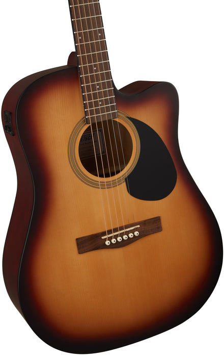 Grestch Prelude D100CE Dreadnought Cutaway Acoustic/Electric, Sunburst