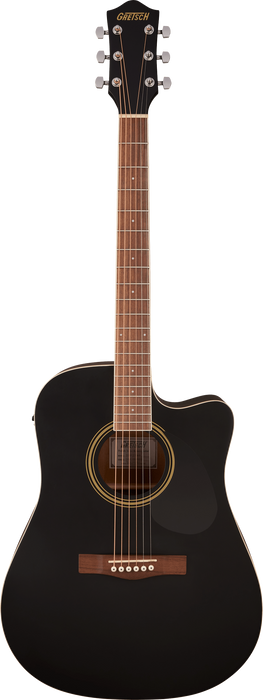 Grestch Prelude D100CE Dreadnought Cutaway Acoustic/Electric, Black