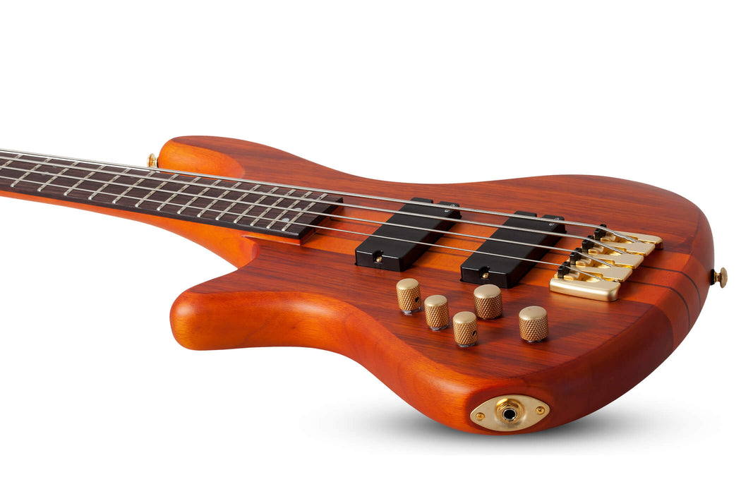 Schecter Stiletto Studio-4 Left-Handed Honey Satin