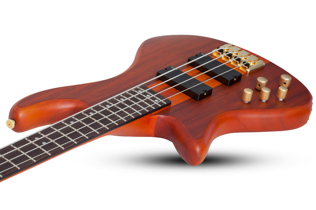 Schecter Stiletto Studio-4 Left-Handed Honey Satin