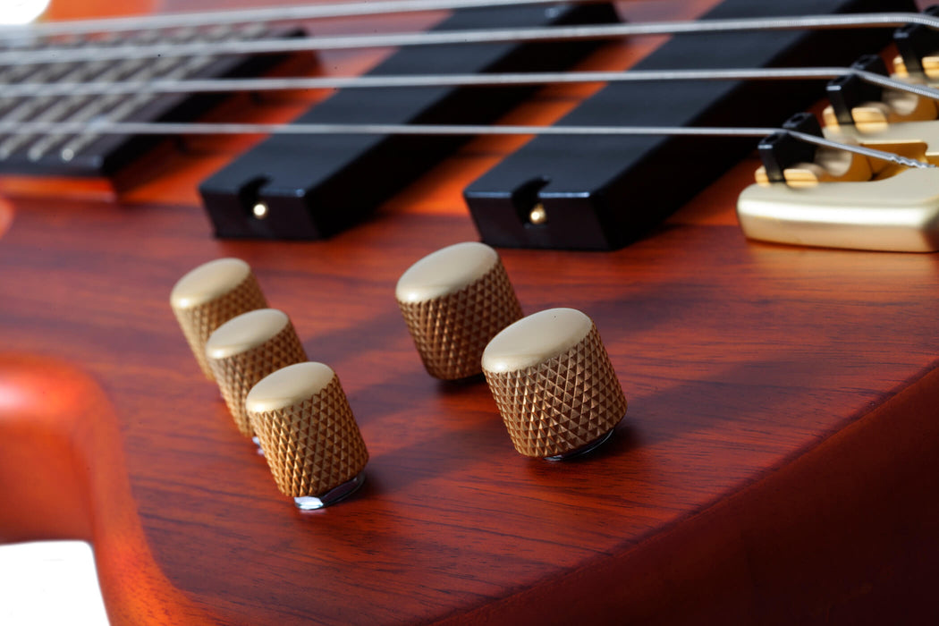 Schecter Stiletto Studio-4 Left-Handed Honey Satin