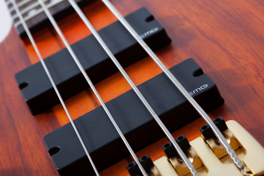 Schecter Stiletto Studio-4 Left-Handed Honey Satin