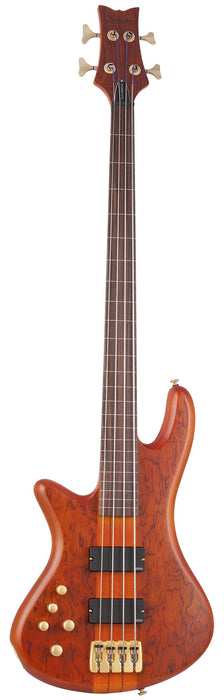 Schecter Stiletto Studio-4 FL Left-Handed Honey Satin