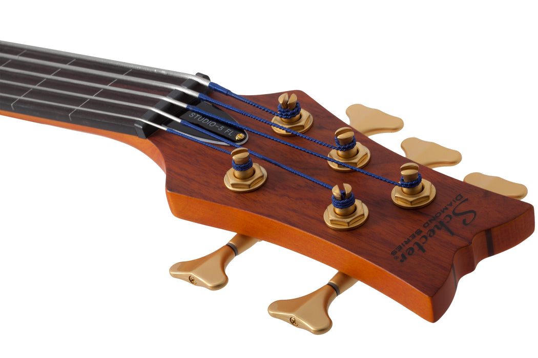 Schecter Stiletto Studio-5 FL Honey Satin