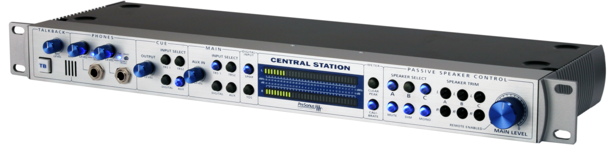 PreSonus Central Station PLUS Monitoring Controller, Silver