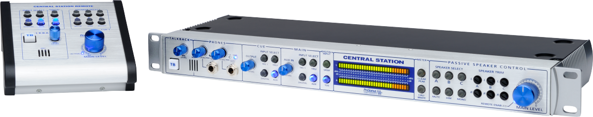 PreSonus Central Station PLUS Monitoring Controller, Silver