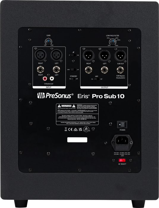 PreSonus Eris Pro Sub 10 - Black