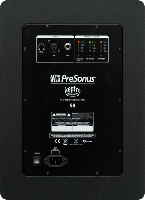 PreSonus Sceptre S8 Studio Monitor - Black
