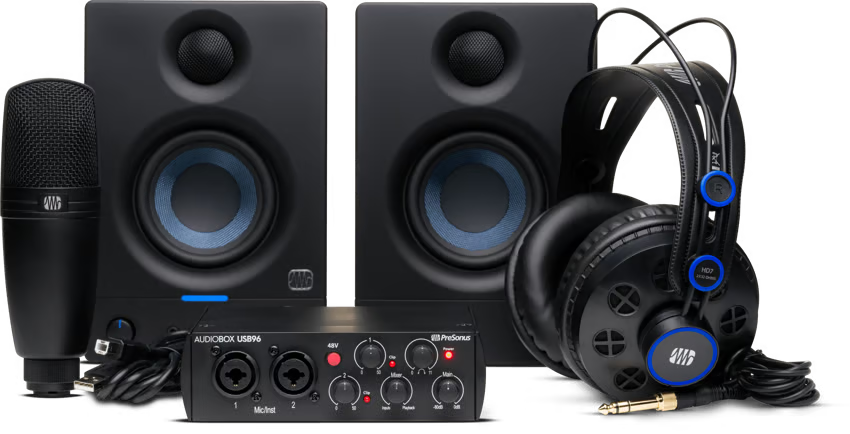 PreSonus AudioBox USB Complete Bundle, Black