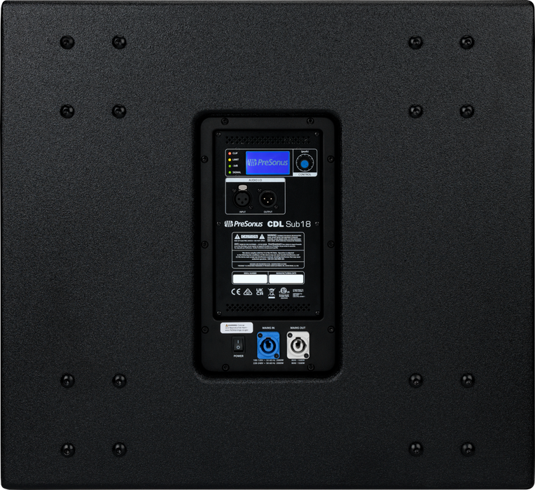 PreSonus  CDL Sub18 Active Subwoofer, Black