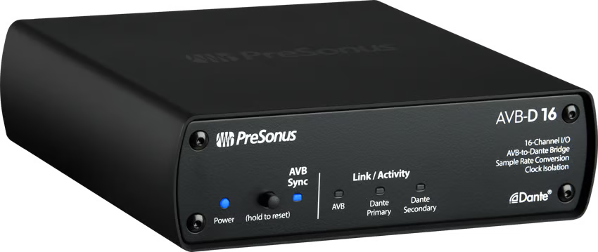 PreSonus AVB-D16 16x16 AVB-to-Dante