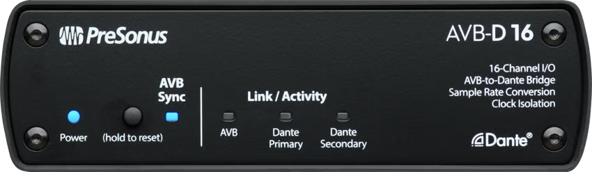 PreSonus AVB-D16 16x16 AVB-to-Dante