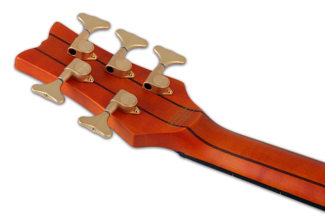 Schecter Stiletto Studio-5 Left-Handed Honey Satin