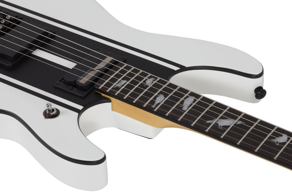 Schecter DJ Ashba Electric Guitar, Satin White