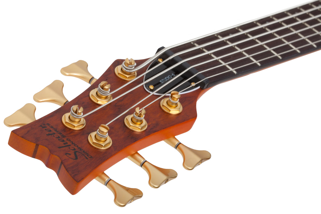 Schecter Stiletto Studio-6 Left-Handed Honey Satin