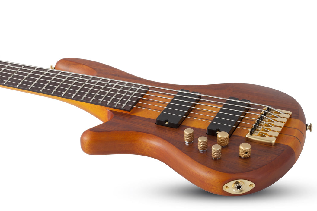 Schecter Stiletto Studio-6 Left-Handed Honey Satin