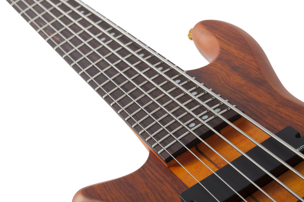 Schecter Stiletto Studio-6 Left-Handed Honey Satin