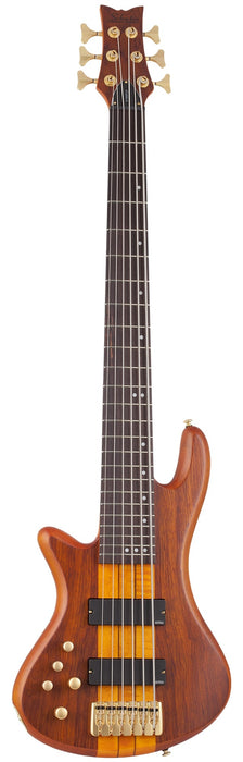 Schecter Stiletto Studio-6 Left-Handed Honey Satin