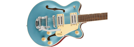Gretsch G2655T Streamliner Center Block Jr. Double-Cut w/ Bigsby, Laurel Fingerboard, Arctic Blue