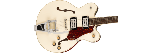Gretsch G2622T Streamliner Center Block Double-Cut w/ Bigsby, Laurel Fingerboard, Broad’Tron BT-3S Pickups, Vintage White