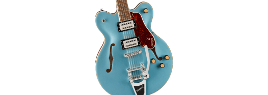 Gretsch G2622T Streamliner Center Block Double-Cut w/ Bigsby, Laurel Fingerboard, Broad’Tron BT-3S Pickups, Arctic Blue