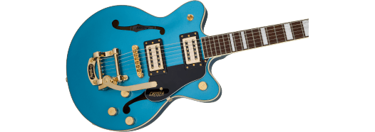 Gretsch G2655TG Streamliner Center Block Jr. Double-Cut w/ Bigsby LTD, Laurel Fingerboard, Riviera Blue