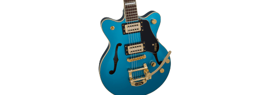 Gretsch G2655TG Streamliner Center Block Jr. Double-Cut w/ Bigsby LTD, Laurel Fingerboard, Riviera Blue
