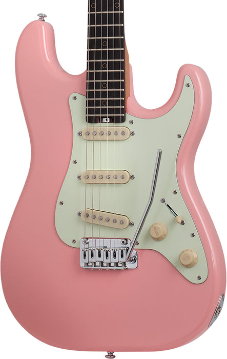 Schecter Nick Johnston Trad-SSS Atomic Coral