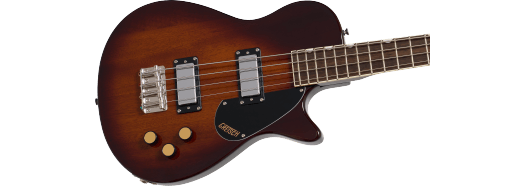 Gretsch Streamliner Jet Club Bass Single-Cut, Laurel Fingerboard, Havana Burst